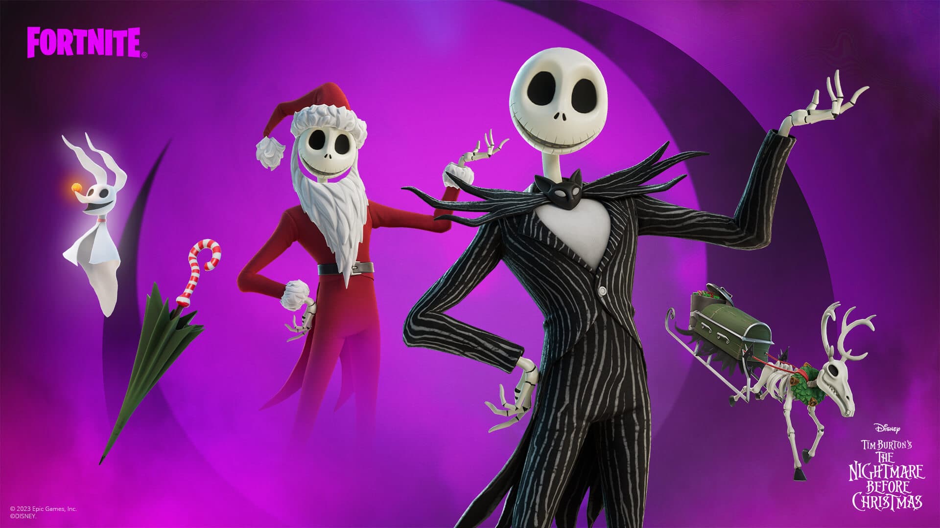 Jack Skellington s&rsquo;invite dans Fortnite pour Halloween