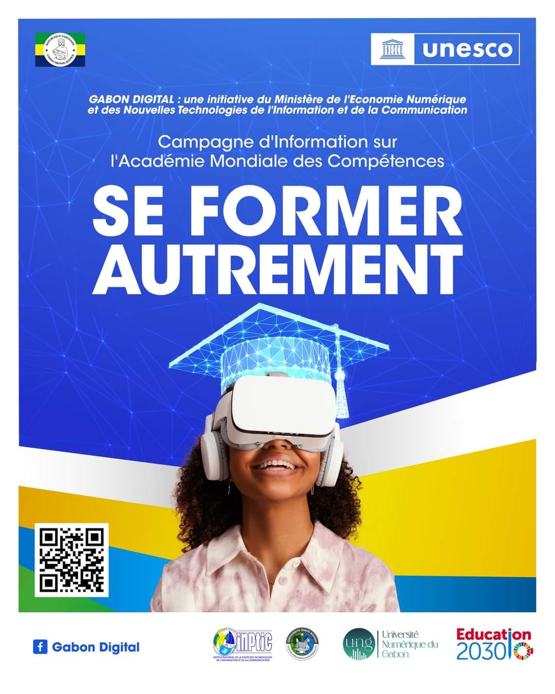 Gabon : L’Unesco et Gabon digital s’associent pour la campagne d’information sur l’Académie Mondiale des Compétences