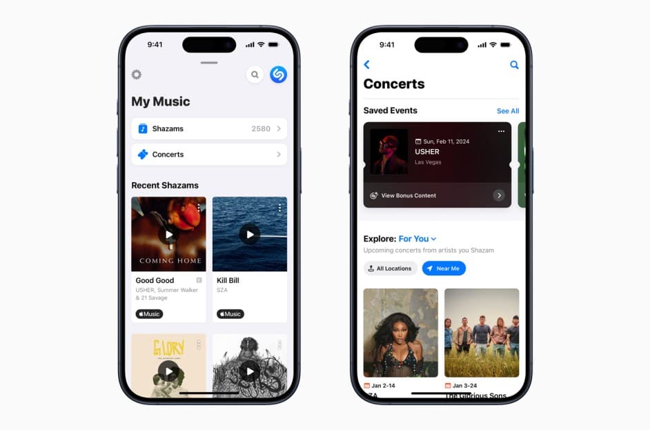 Avec ‘Concerts’, Shazam vous invite dans l’univers vibrant de la musique live.